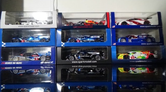 Diecast model cars